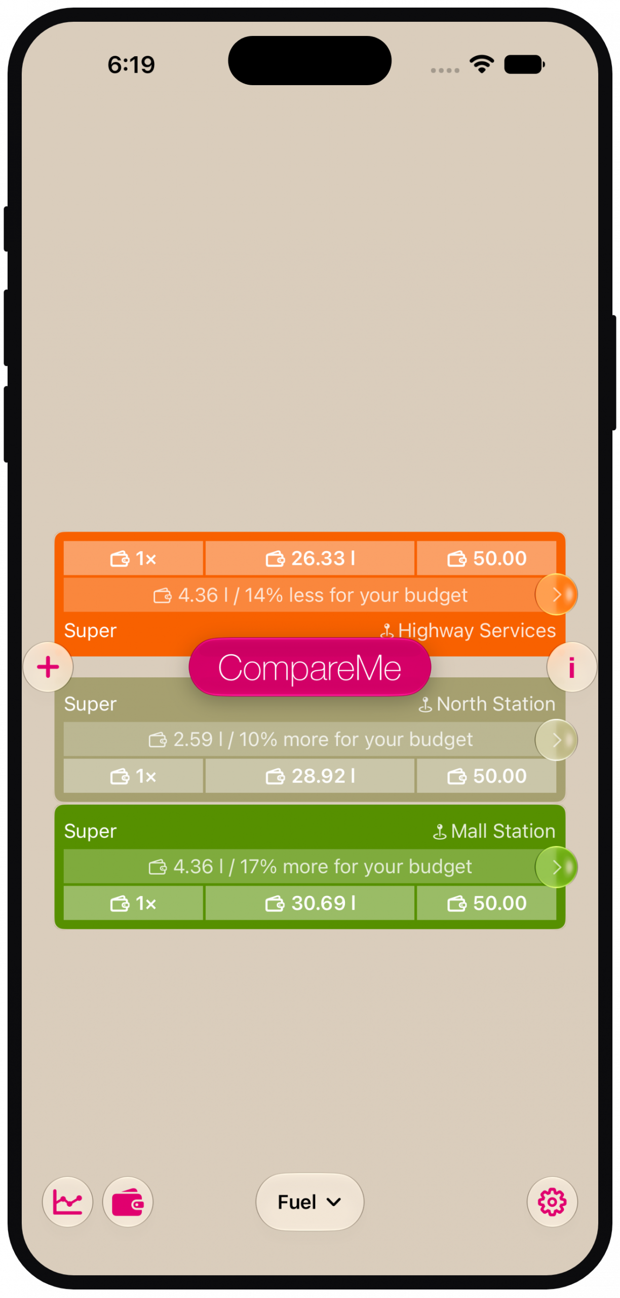iphone-6.9_screen03 CompareMe 4.0 Wallet mode - iPhone